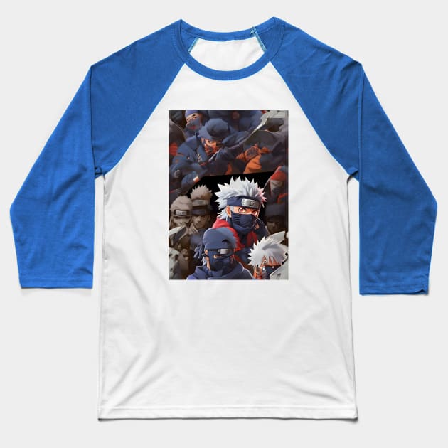 SASUKE ART WORK Baseball T-Shirt by Pure Touch